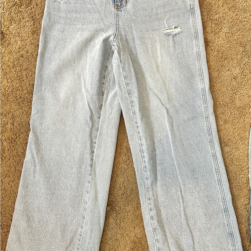 PacSun Faded Blue Straight Leg Jeans
